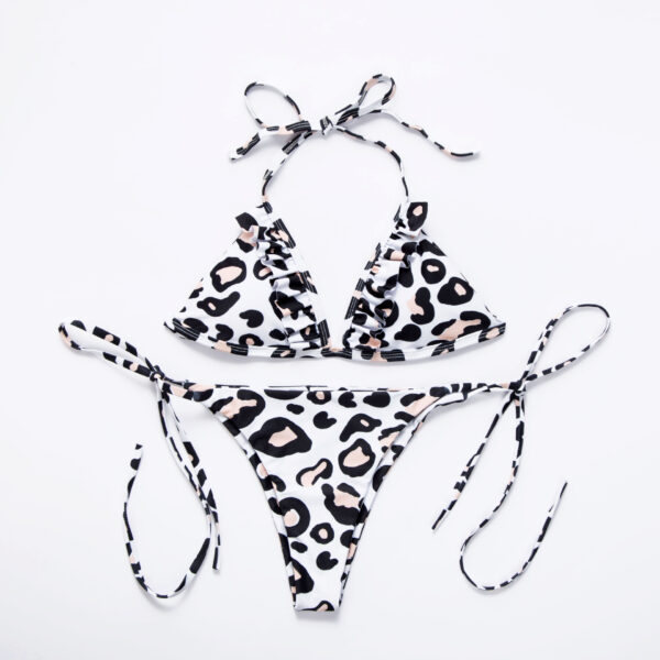 Leopard Ruffle Bikini - Image 4