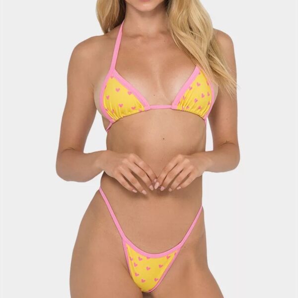 Female Split Digital Print Bikini Set - Image 5