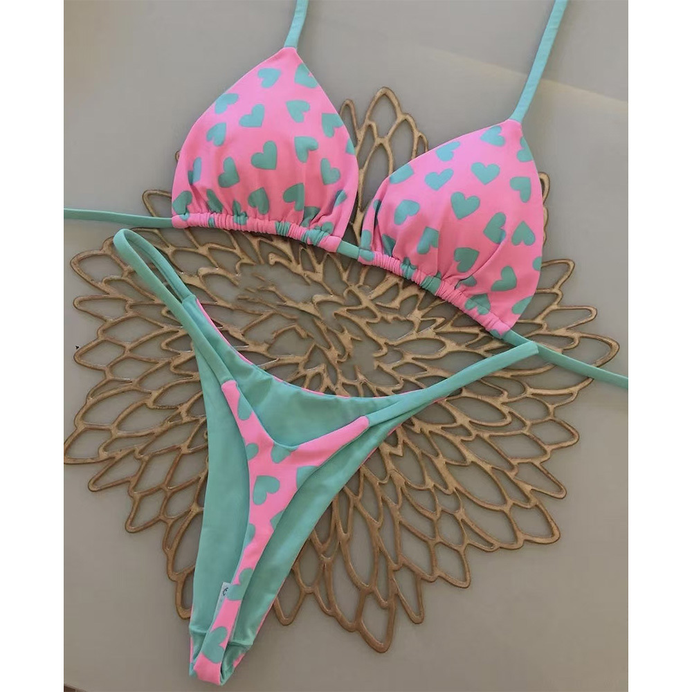 Cartoon Print Bikini Set | Fun 3-Piece Swimsuit for Women - Image 4