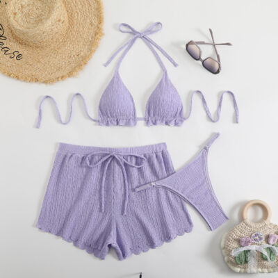 Three-Piece Bikini Set | Women's Swimwear