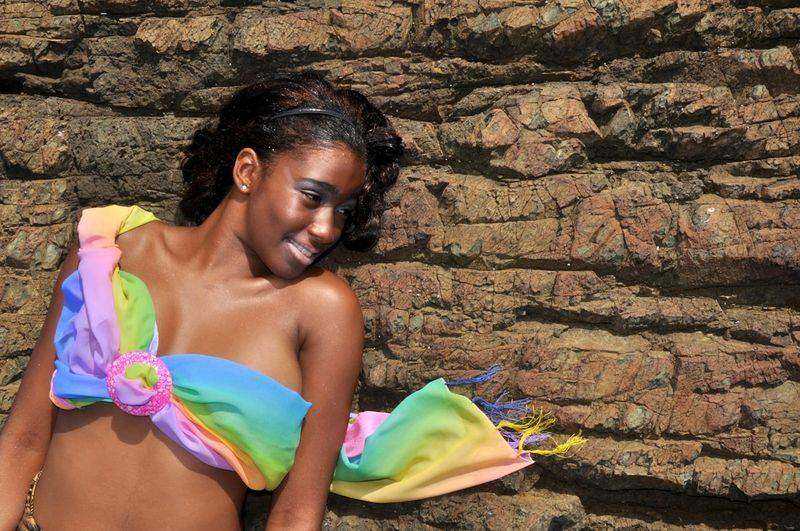 Classic bandeau bikini top sleek summer style