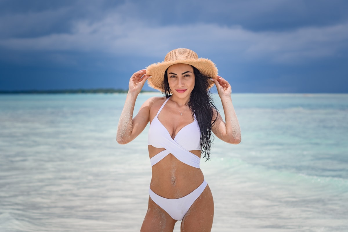 Cruise swimwear cover-up sun hat beach