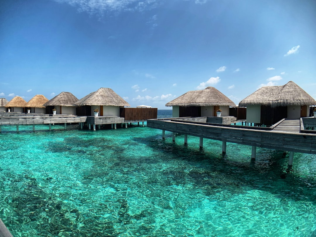 Overwater Villa at the W Hotel luxury resort in the Maldives.