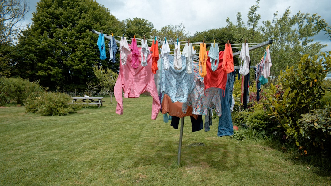 Washing hanging out to dry