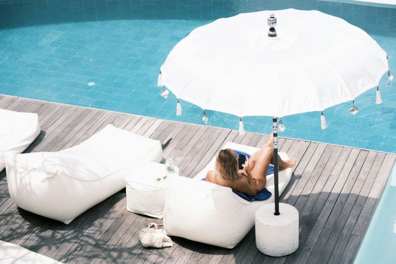 Padded bikini poolside small bust summer beach style