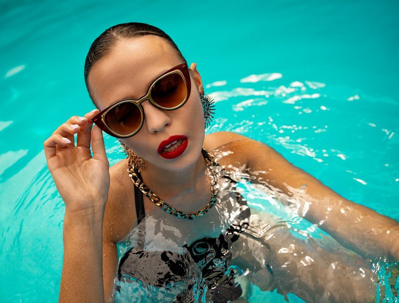 Pool swim skirt outfit pool party 2026