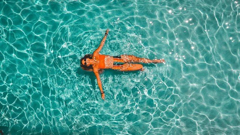 athletic one piece swimsuit for lap swimming