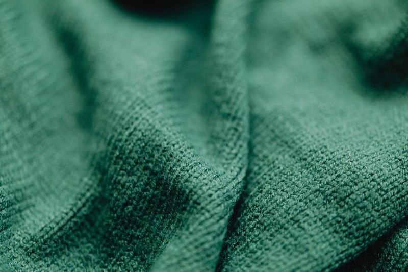 Close-up of soft seamless fabric used in sensory-friendly swimwear